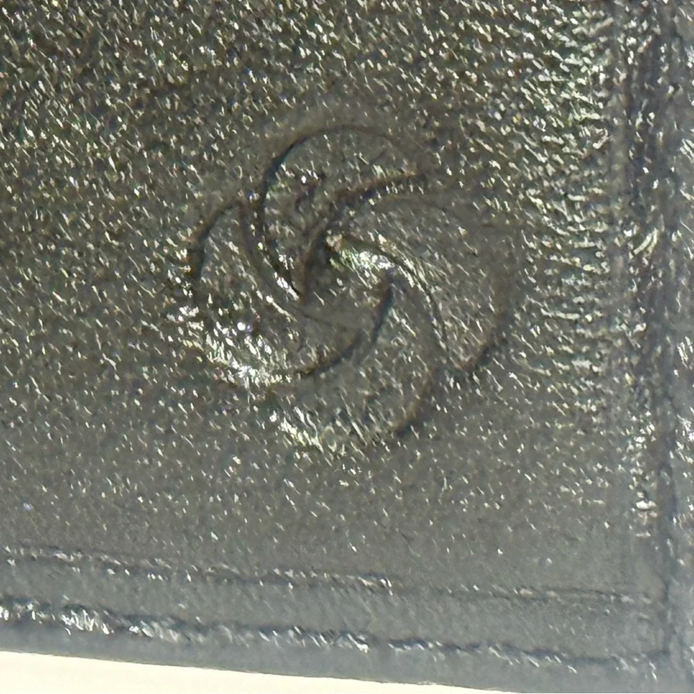 Men's Black Leather Bifold Wallet Multiple Card Slots 2 Bill Holders‎